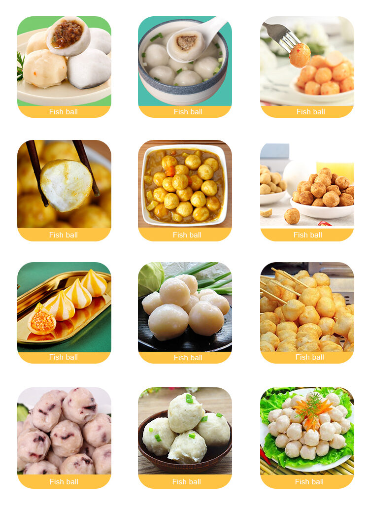 SY-810 Automatic fish ball crab roe ball making machine production line