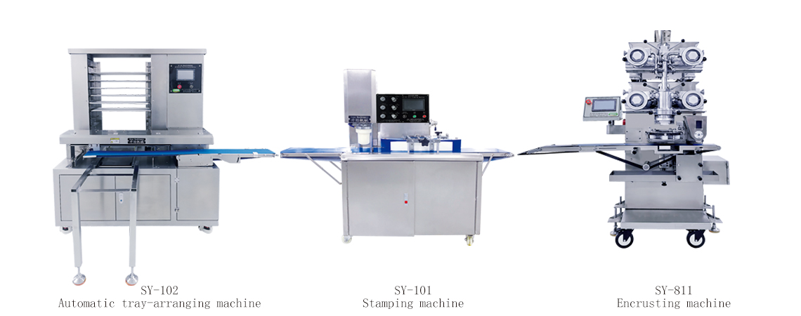 SY-811 Automatic four hoppers mooncake production line